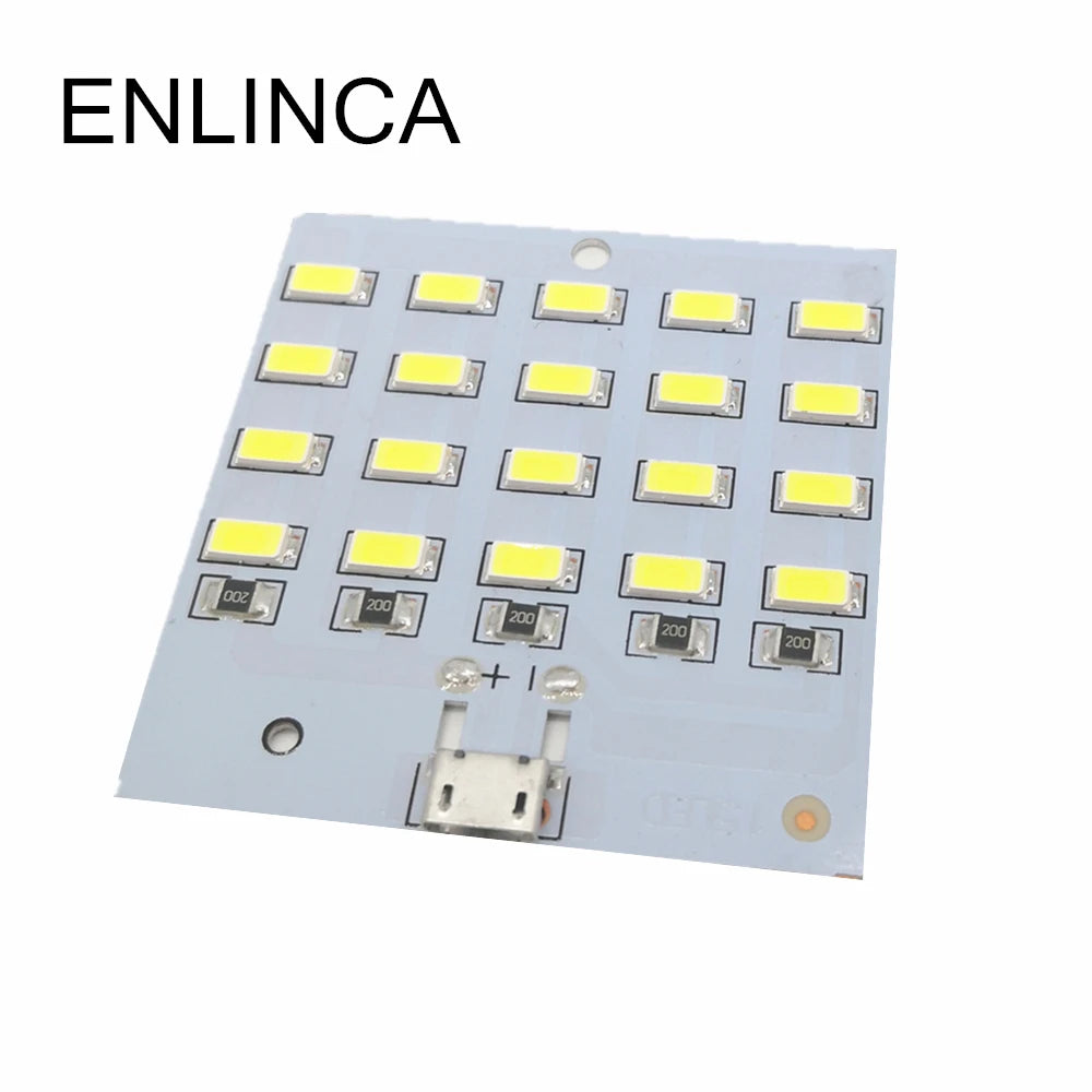 High Quality 5730 Smd 5V 430mA | 470mA White Micro Usb 5730 LED Lighting Panel USB Mobile Light Emergency
