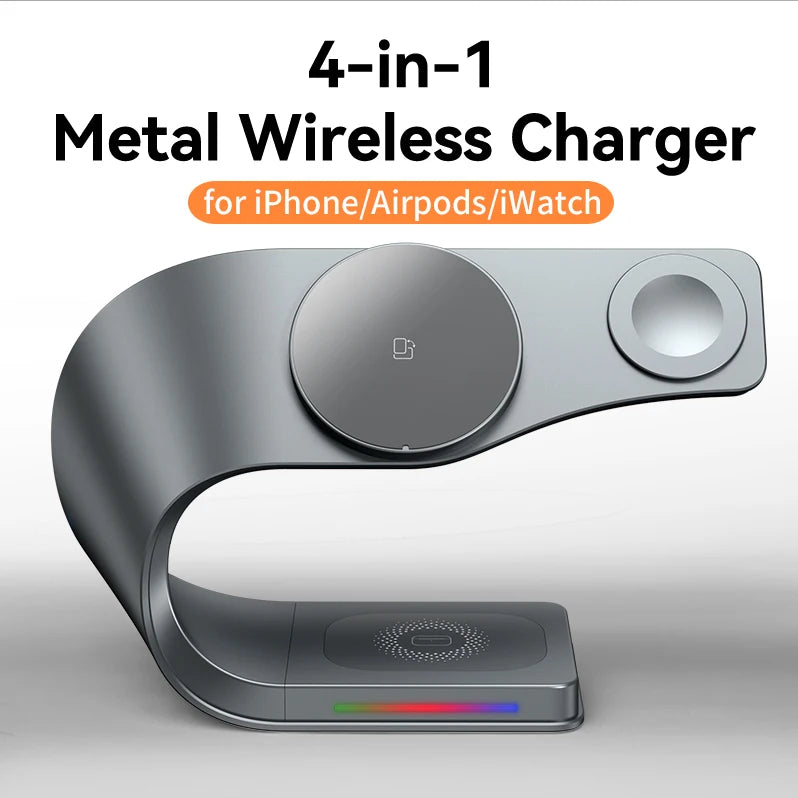 3-in-1 Magnetic Wireless Charging Station
