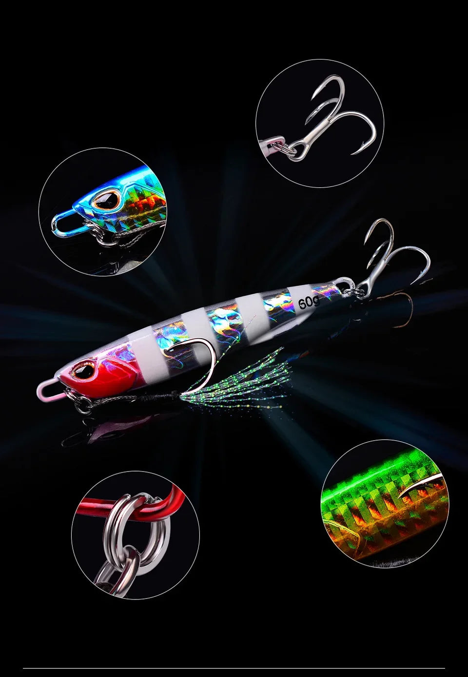 Metal Jig Fishing Lure 10g | 15g | 20g | 30g | 60g