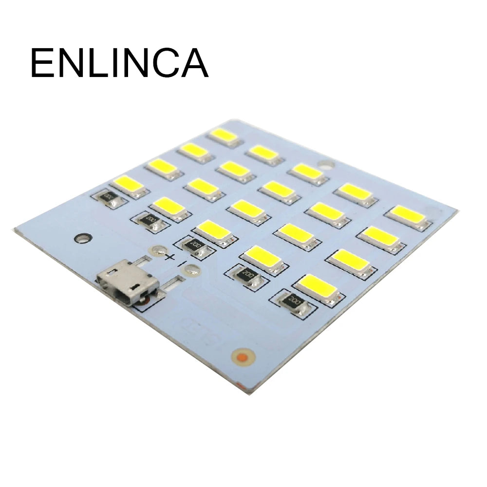 High Quality 5730 Smd 5V 430mA | 470mA White Micro Usb 5730 LED Lighting Panel USB Mobile Light Emergency