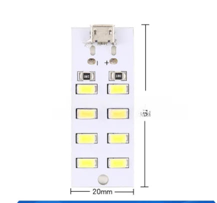 High Quality 5730 Smd 5V 430mA | 470mA White Micro Usb 5730 LED Lighting Panel USB Mobile Light Emergency