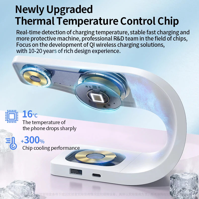 3-in-1 Magnetic Wireless Charging Station