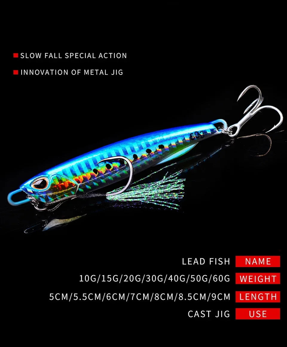 Metal Jig Fishing Lure 10g | 15g | 20g | 30g | 60g