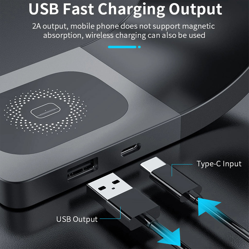3-in-1 Magnetic Wireless Charging Station